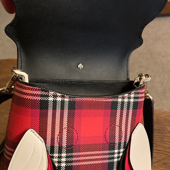 kate spade Blinx Plaid 3D Owl Crossbody Bag NWOT - Picture 6 of 9